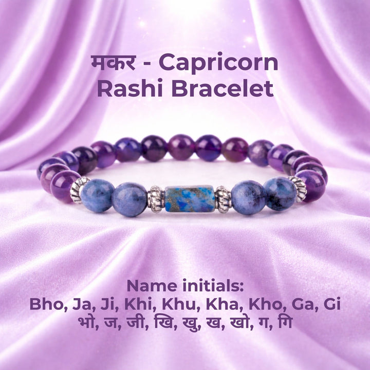 Capricorn (मकर ) Rashi + Money Magnet Dhanyog Bracelet Combo – Rishi ...