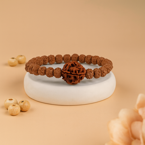 6 Mukhi (1 Nepali) Rudraksha Bracelet