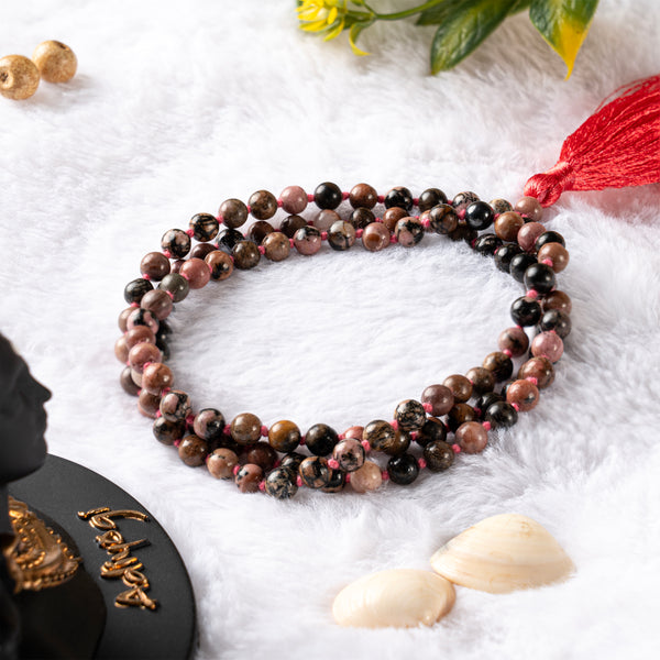 Rhodonite Mala