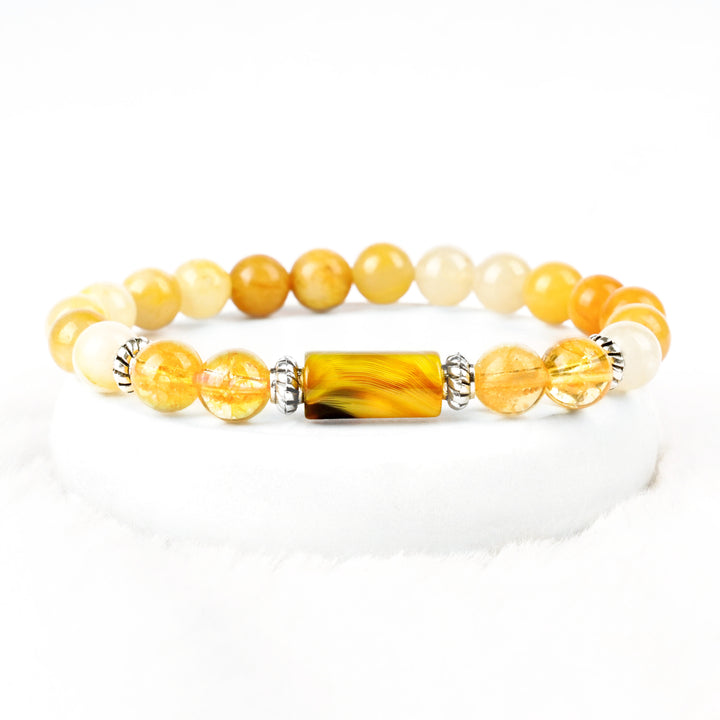 Pisces (मीन) Rashi + Money Magnet Dhanyog Bracelet Combo – Rishi Rudraksh
