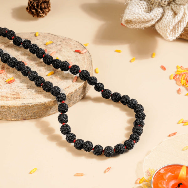 Rudraksha (Black Dyed) Mala