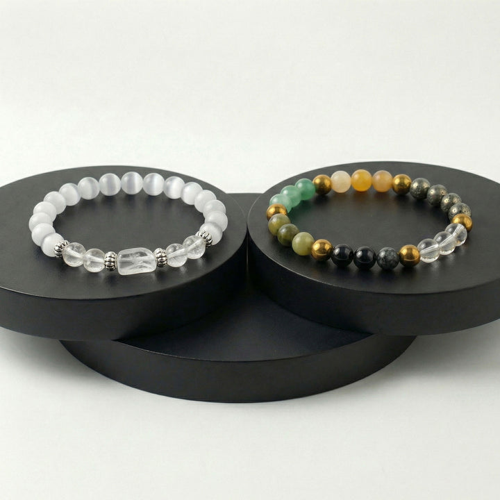 Libra (तुला) Rashi + Money Magnet Dhanyog Bracelet Combo – Rishi Rudraksh